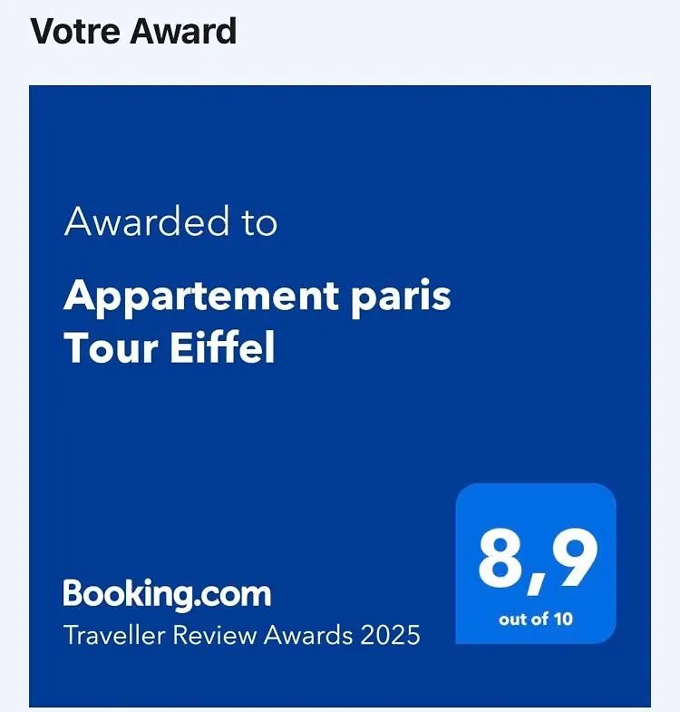 Apartment Tour Eiffel